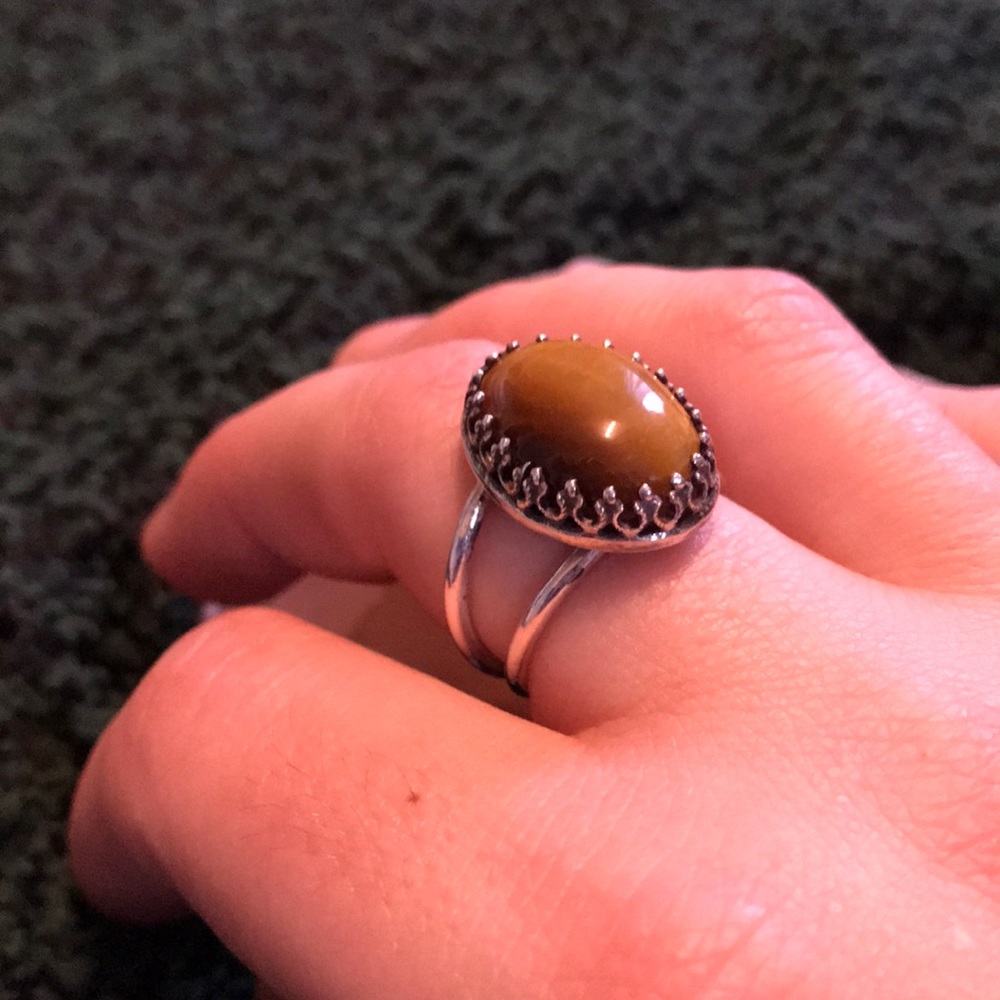 Tigers eye ring - Picture 3 of 4